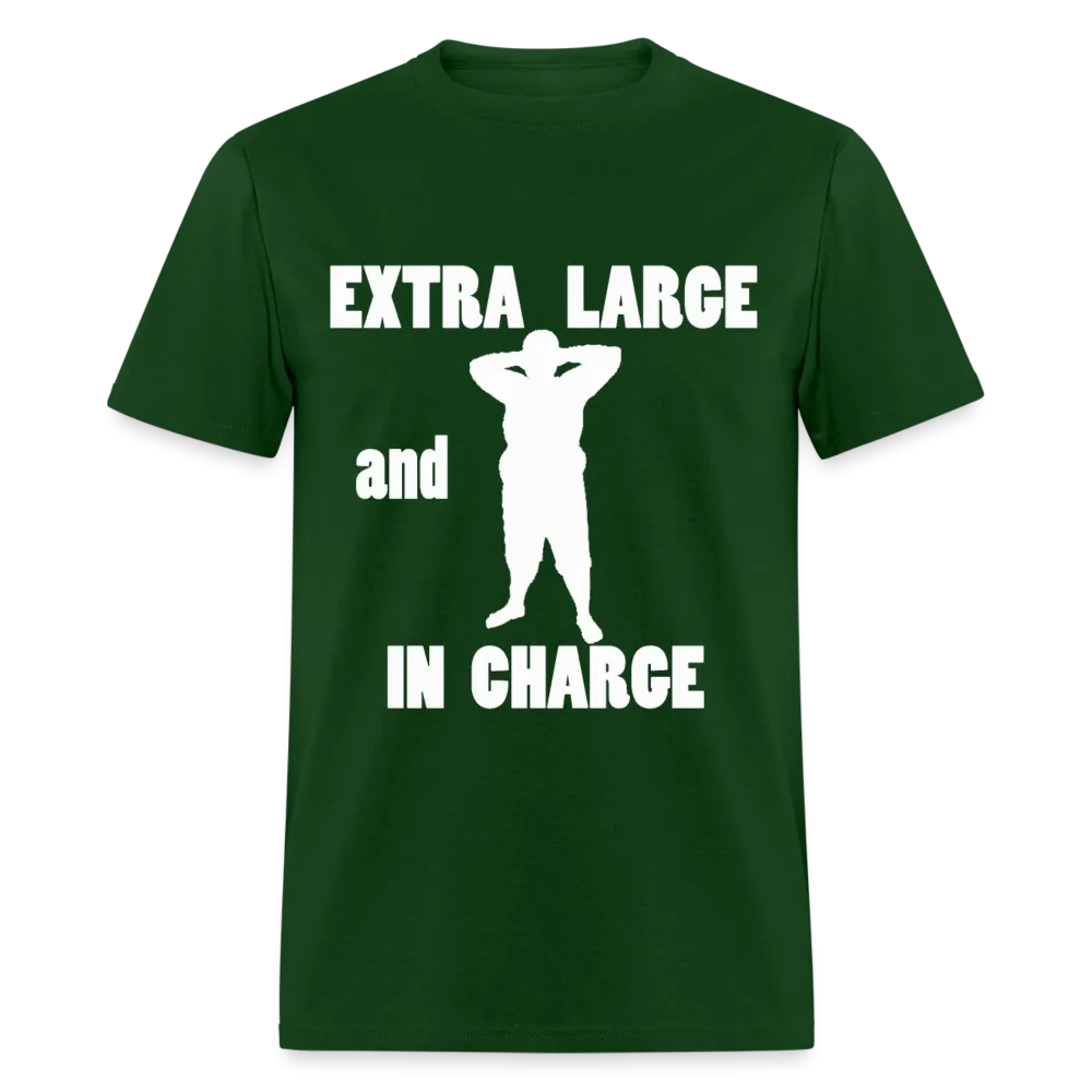 Large and In Charge Tee White Image (Up to 6xl)