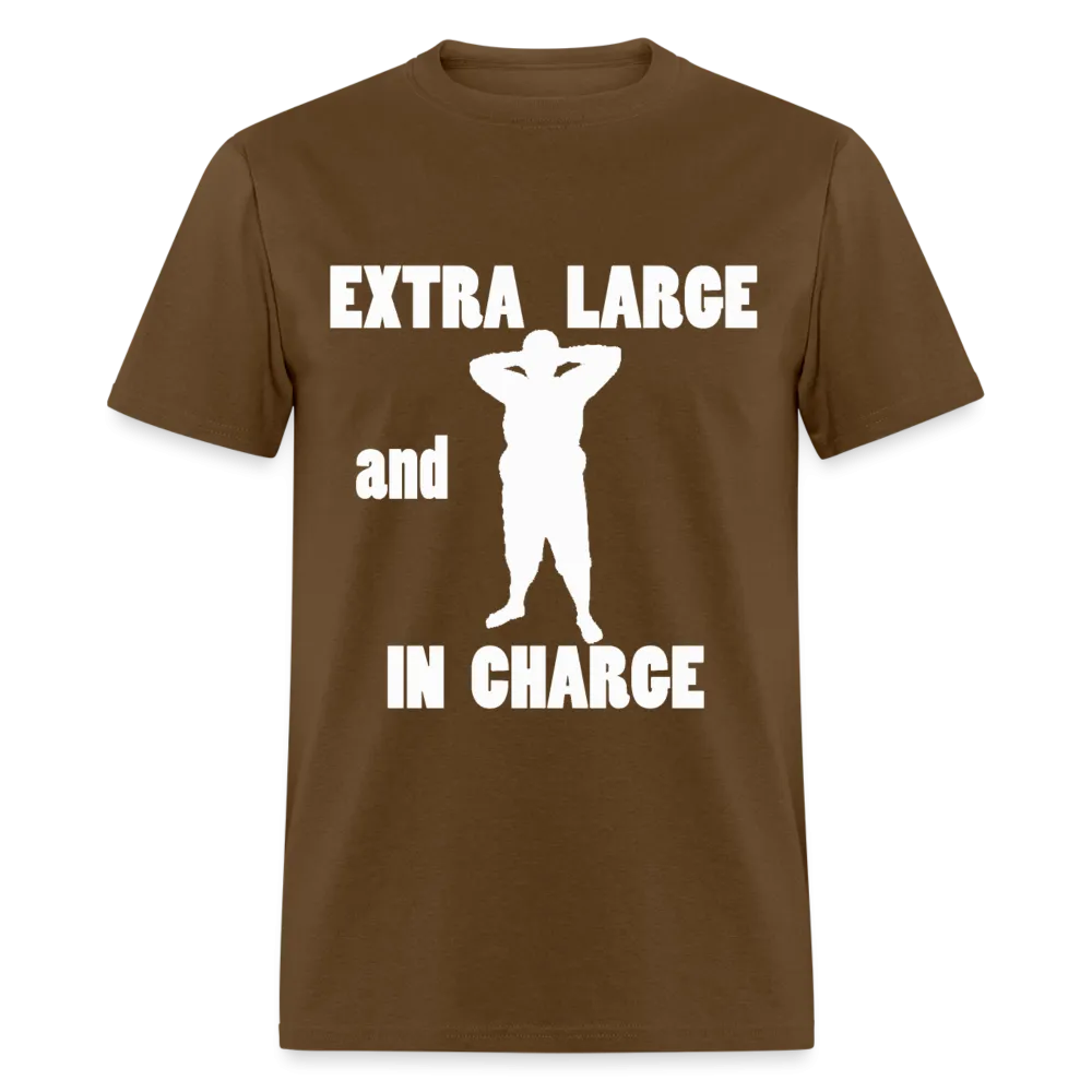 Large and In Charge Tee White Image (Up to 6xl)