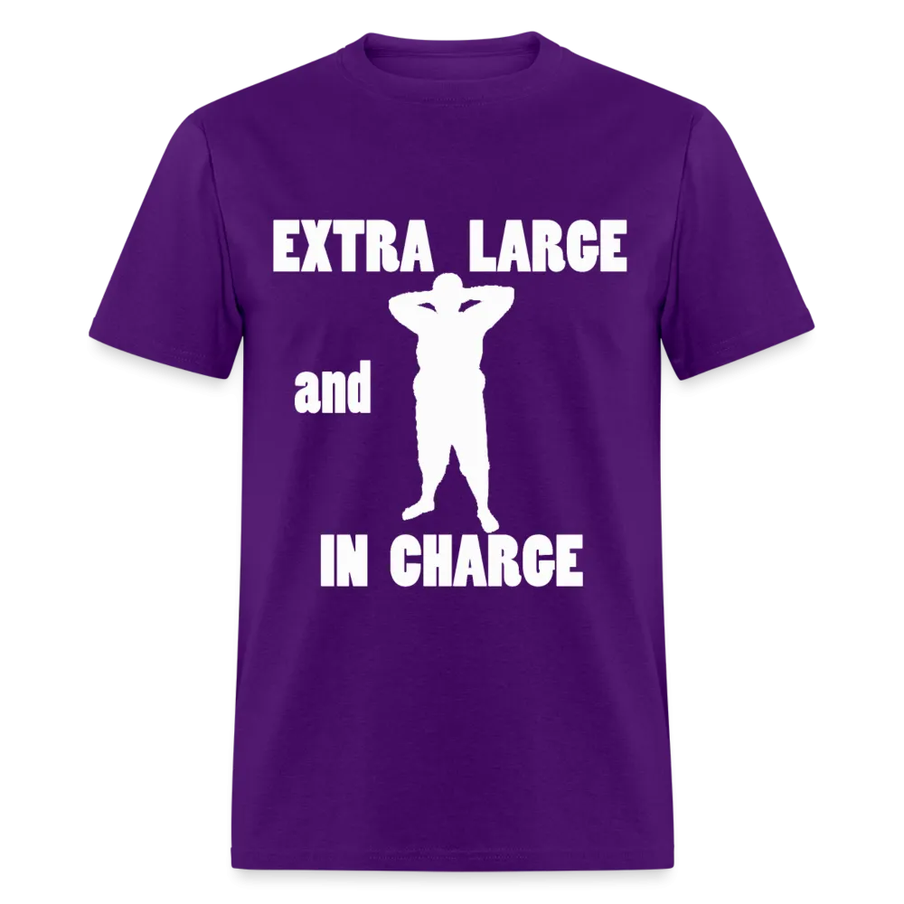Large and In Charge Tee White Image (Up to 6xl)