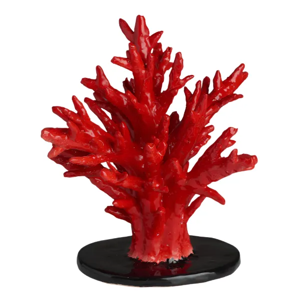Large Red Coral Sculpture