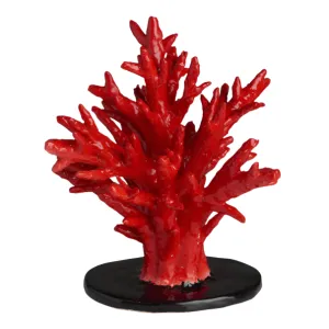 Large Red Coral Sculpture