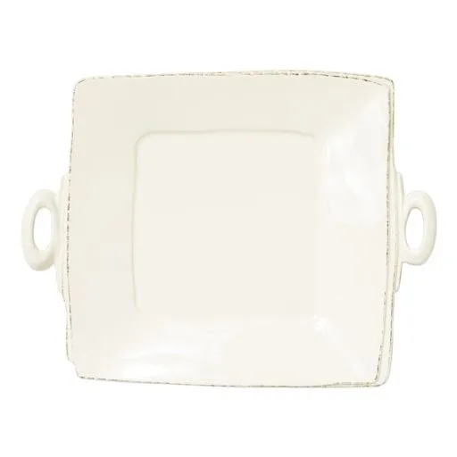 Lastra Handled Square Platter