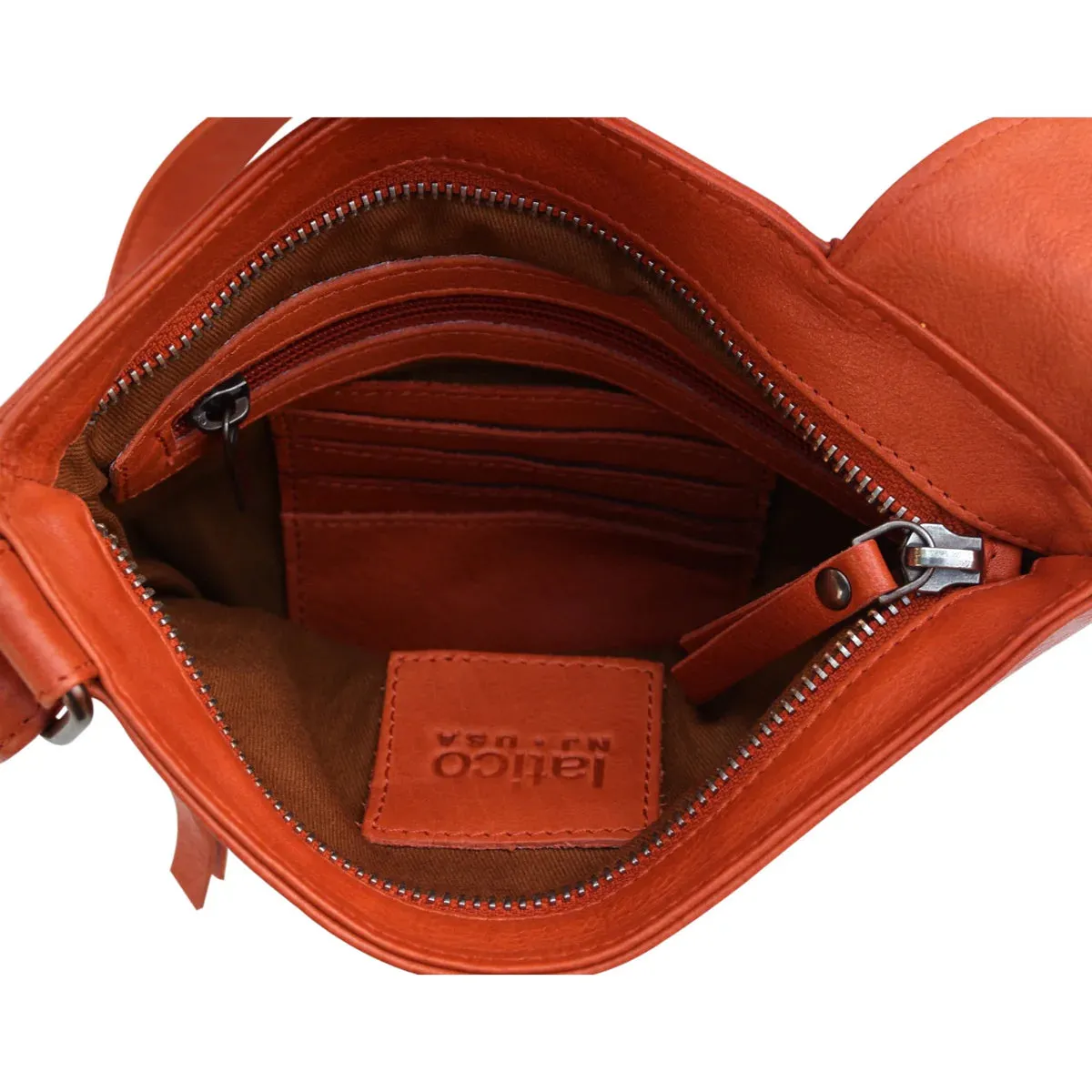 LATICO ATHENA CROSSBODY CAMEL