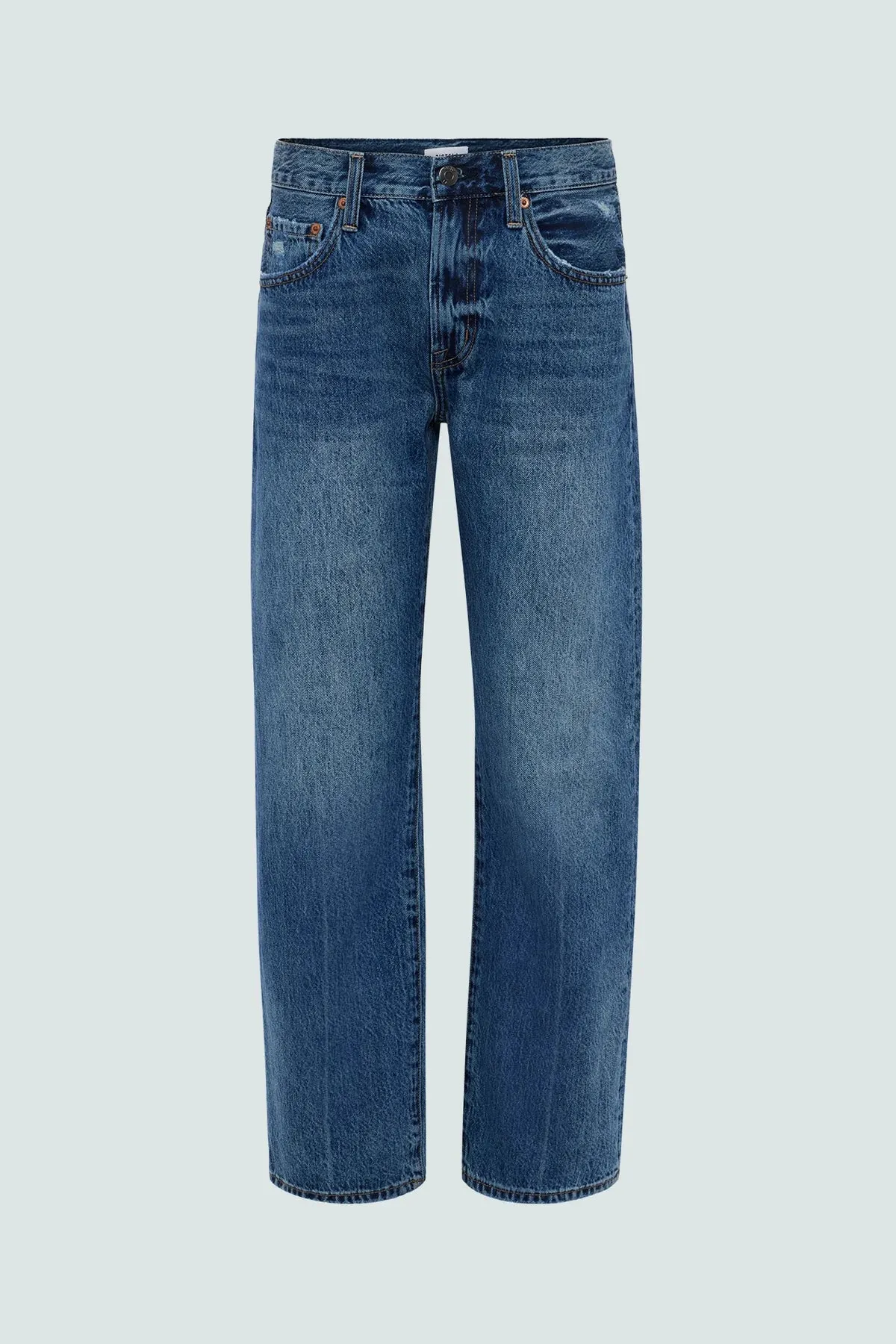 Lexi Mid Rise Bowed Straight Jean - Artisan