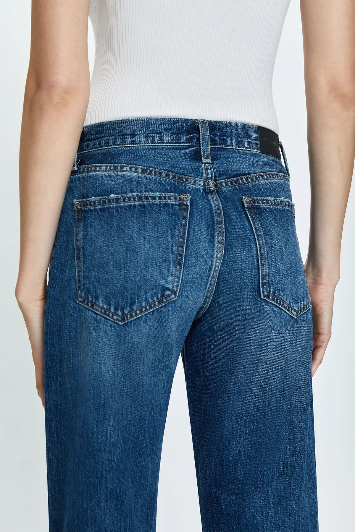 Lexi Mid Rise Bowed Straight Jean - Artisan