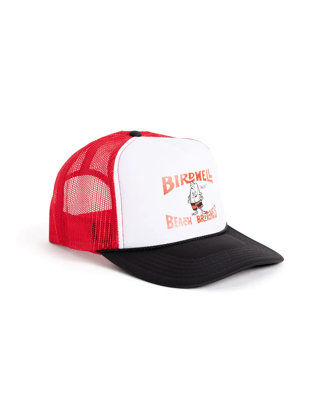 License Plate Trucker - Black/White/Red