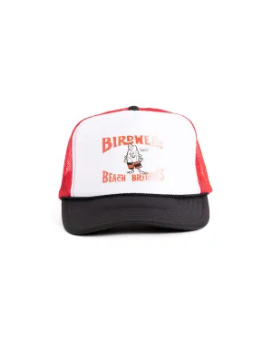 License Plate Trucker - Black/White/Red
