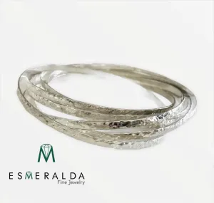 Linked Bangle Bracelets