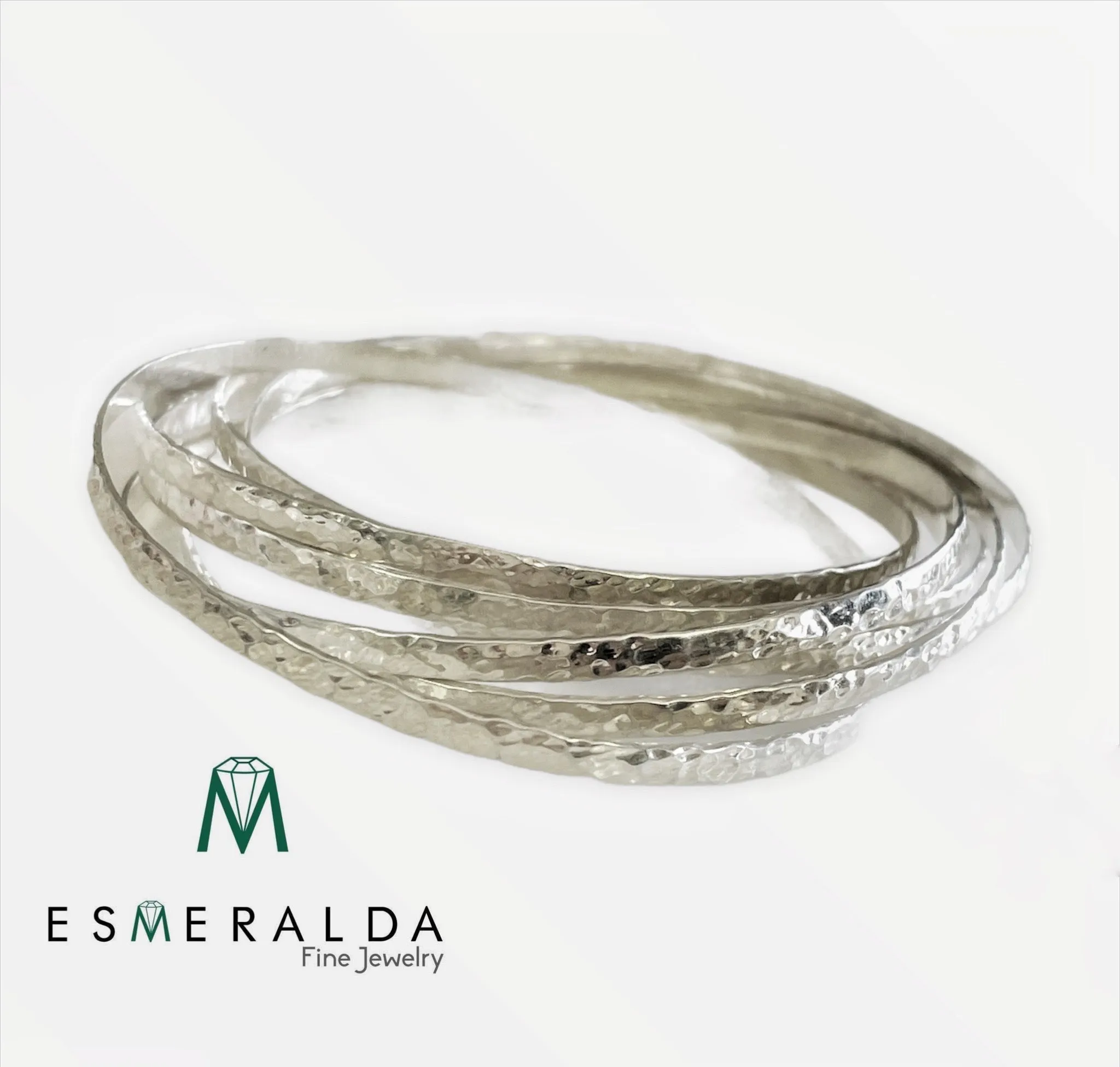 Linked Bangle Bracelets