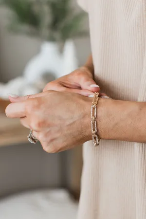Linked By Fate Chain Bracelet- Gold