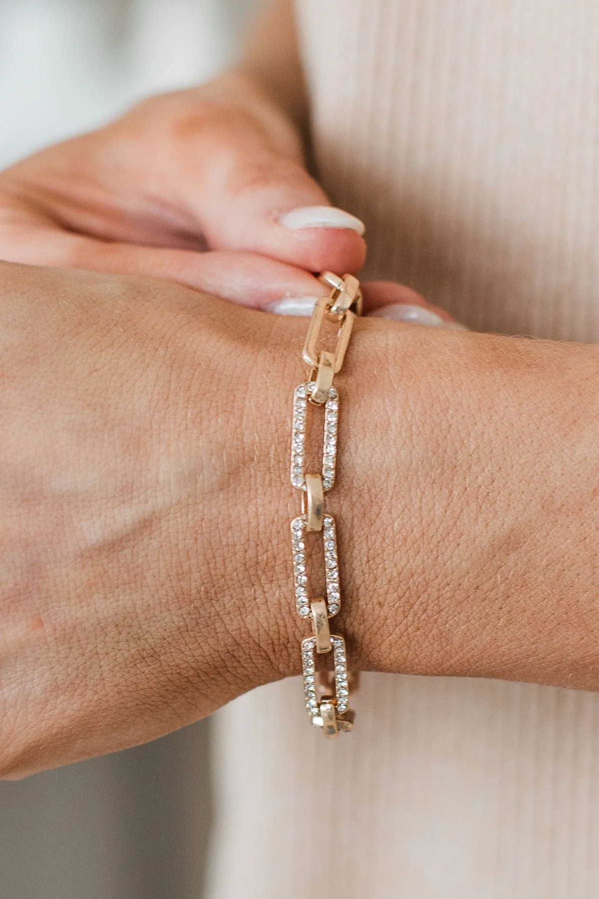 Linked By Fate Chain Bracelet- Gold