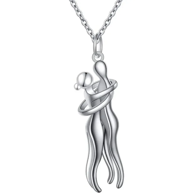 Linked Couple Necklace