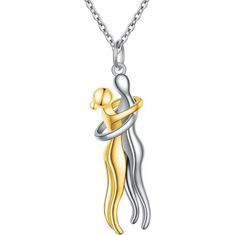 Linked Couple Necklace