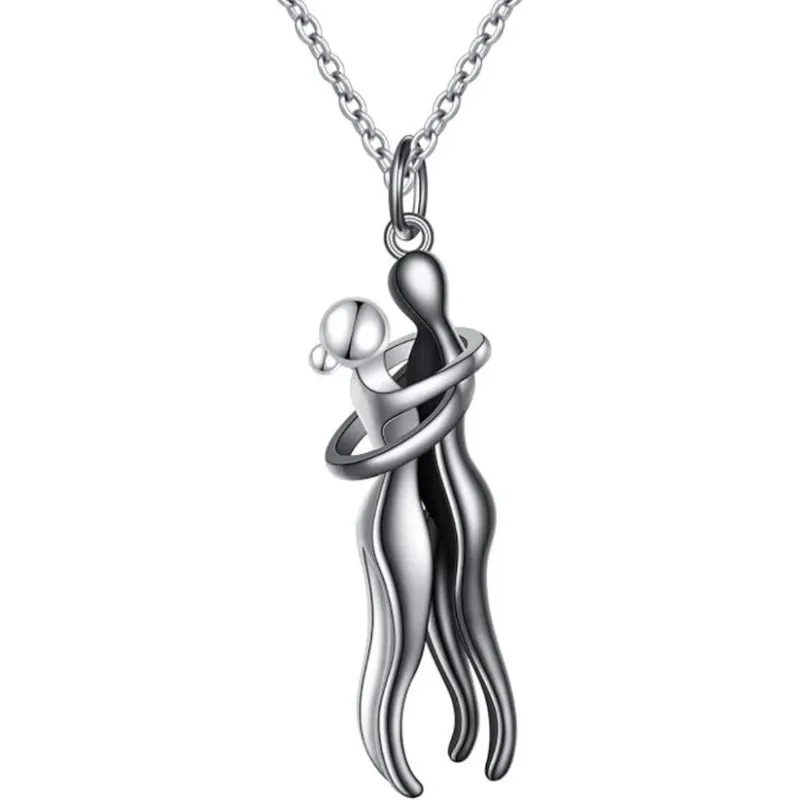 Linked Couple Necklace