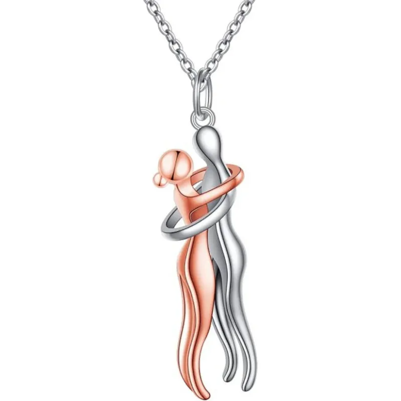 Linked Couple Necklace