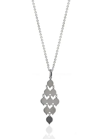 Linked Diamonds Pendant Necklace