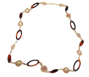 Linked Sunburst Necklace