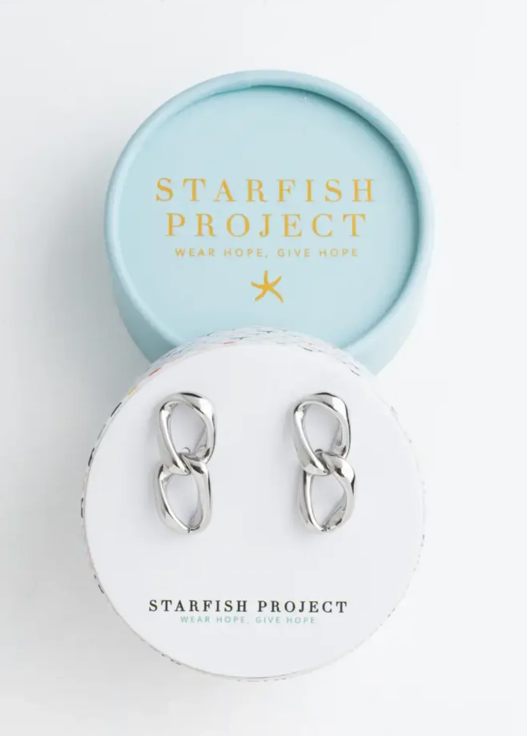 Linked Together Earrings – Silver