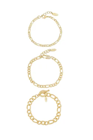 Linked Up Chain Bracelet Set