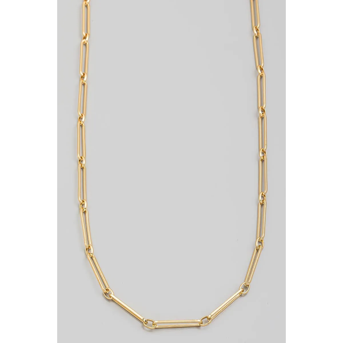 Long Oval Chain Toggle Necklace | Stuffology Boutique