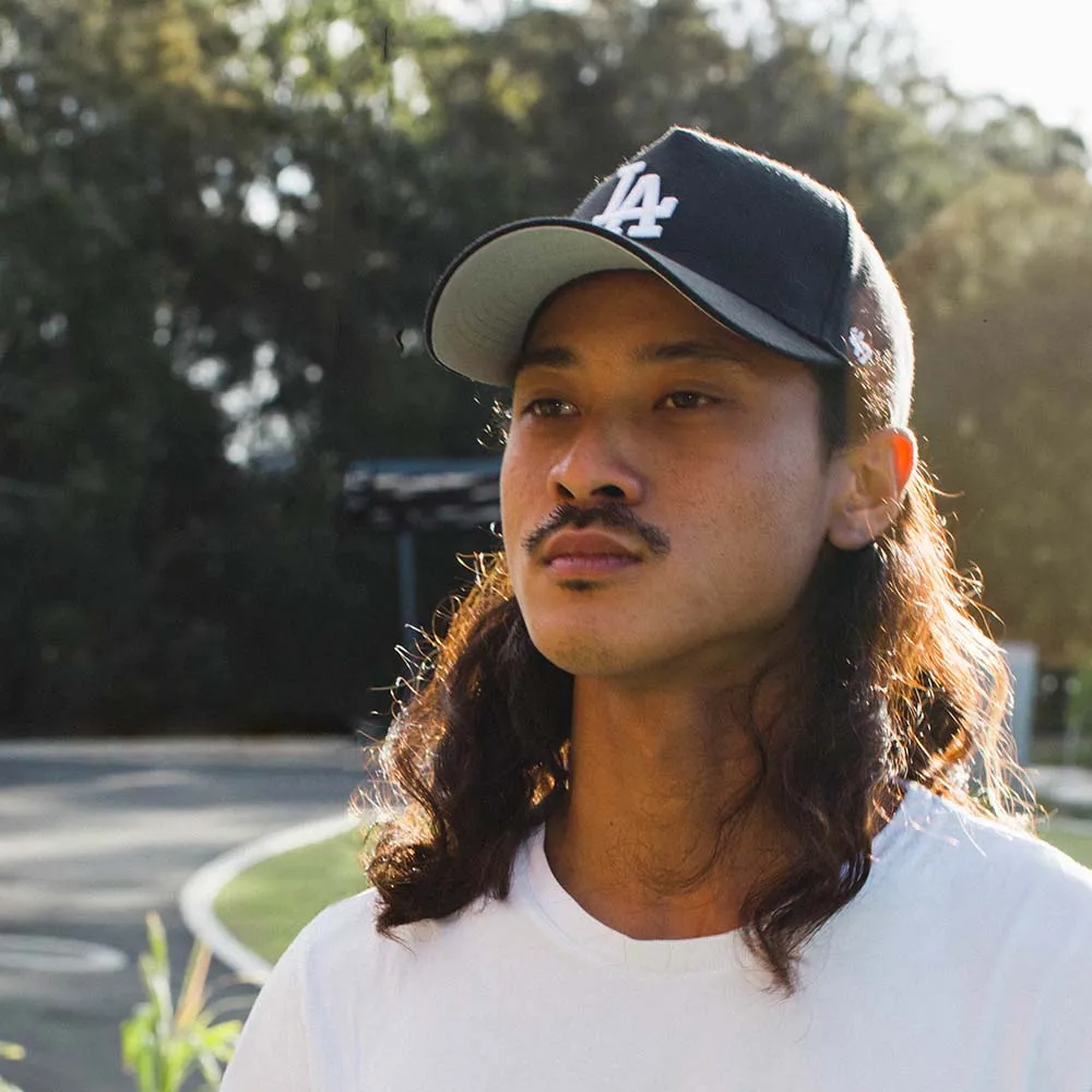 Los Angeles Dodgers Black/White '47 MVP DT SNAPBACK