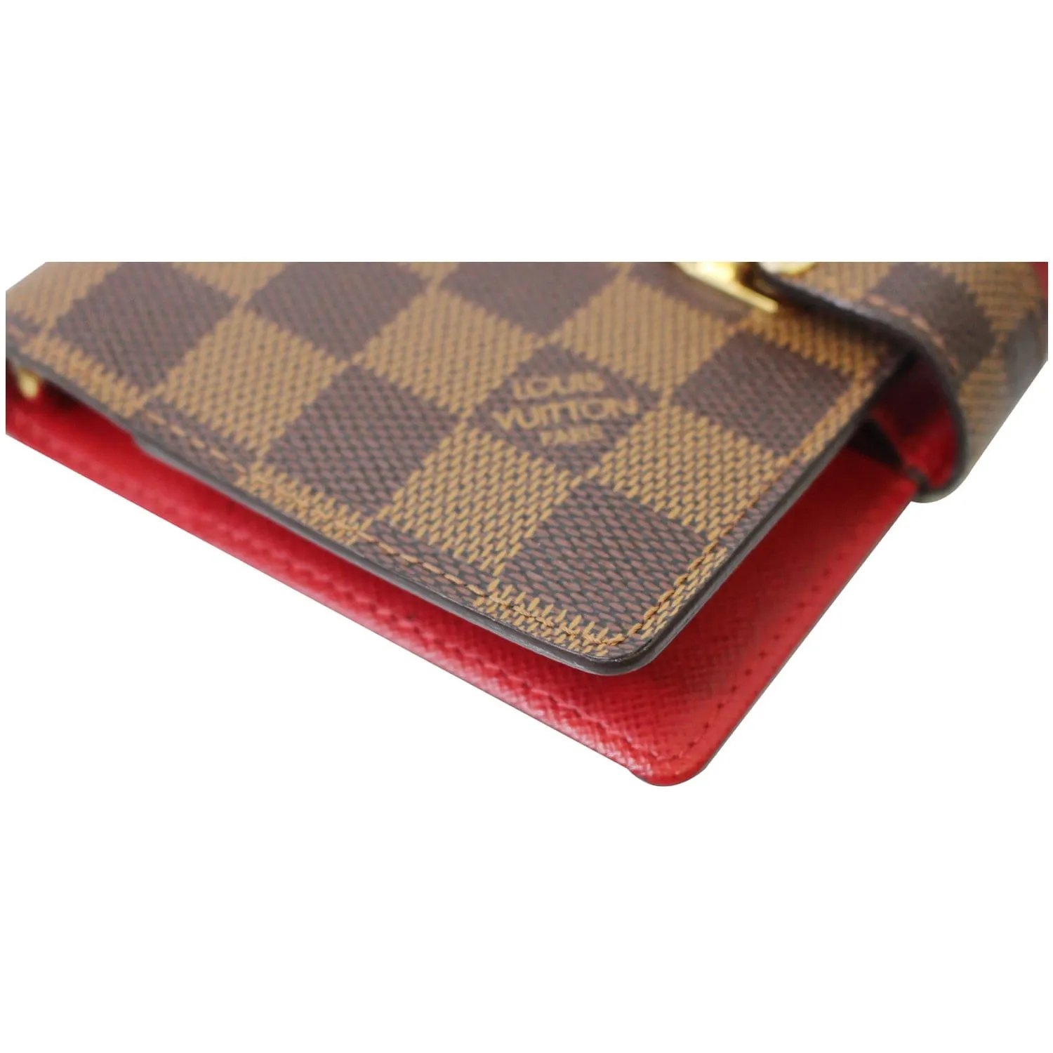 LOUIS VUITTON Agenda Koala Damier Ebene Day Planner Cover Brown