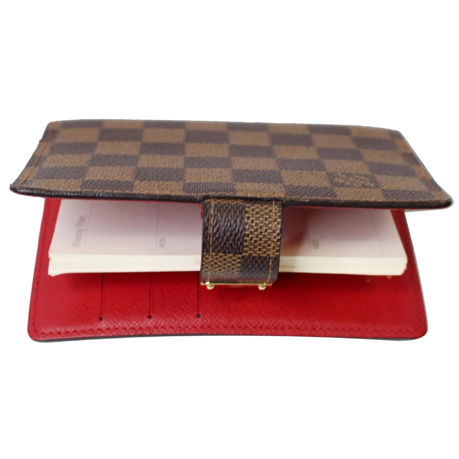 LOUIS VUITTON Agenda Koala Damier Ebene Day Planner Cover Brown