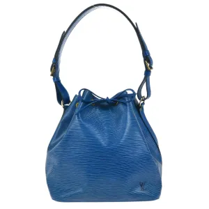 Louis Vuitton Blue Epi Petite Noe Shoulder Bag M40675 AR1905 XX28748
