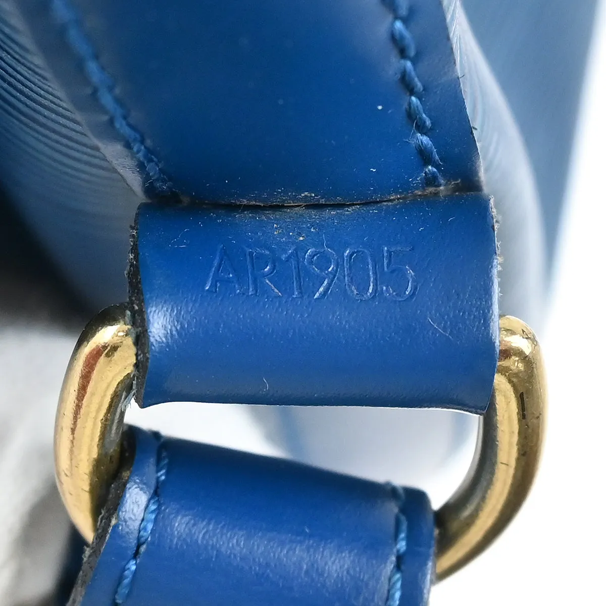 Louis Vuitton Blue Epi Petite Noe Shoulder Bag M40675 AR1905 XX28748