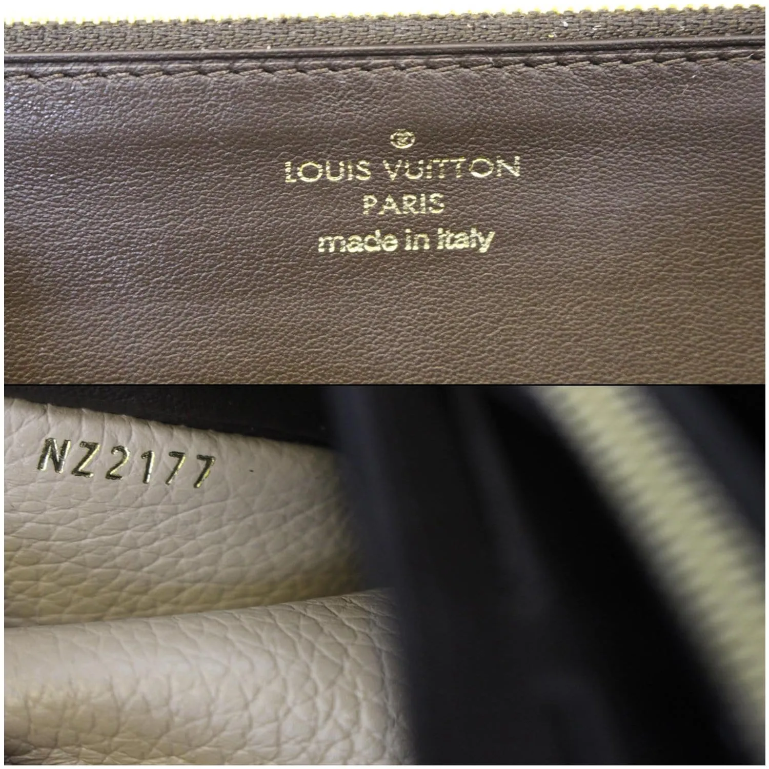 LOUIS VUITTON Capucines Taurillon Leather Wallet Galet