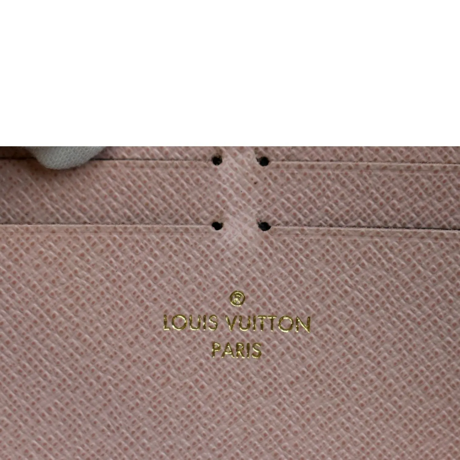 LOUIS VUITTON Clemence Damier Azur Wallet White