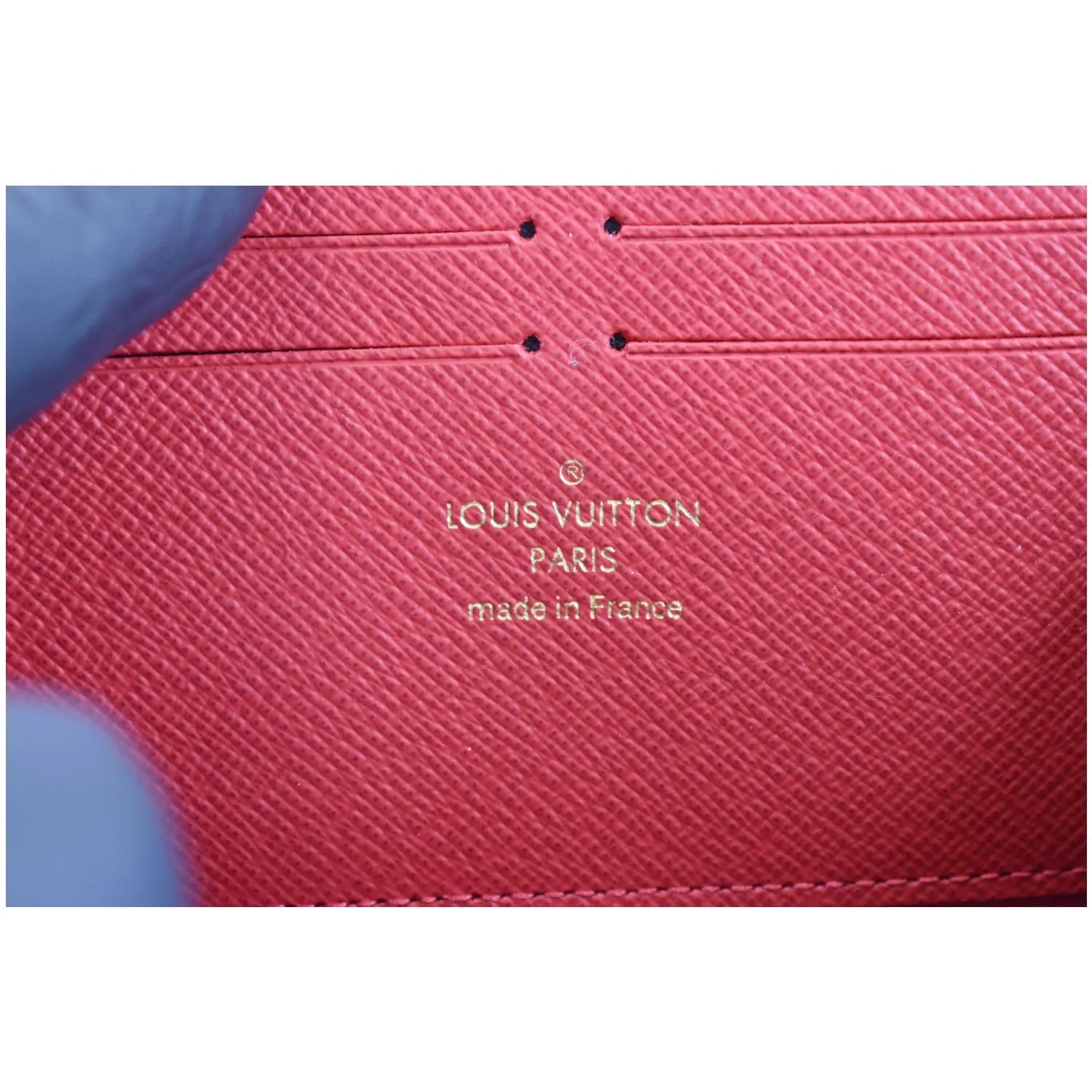 LOUIS VUITTON Clemence Damier Ebene  Wallet Brown