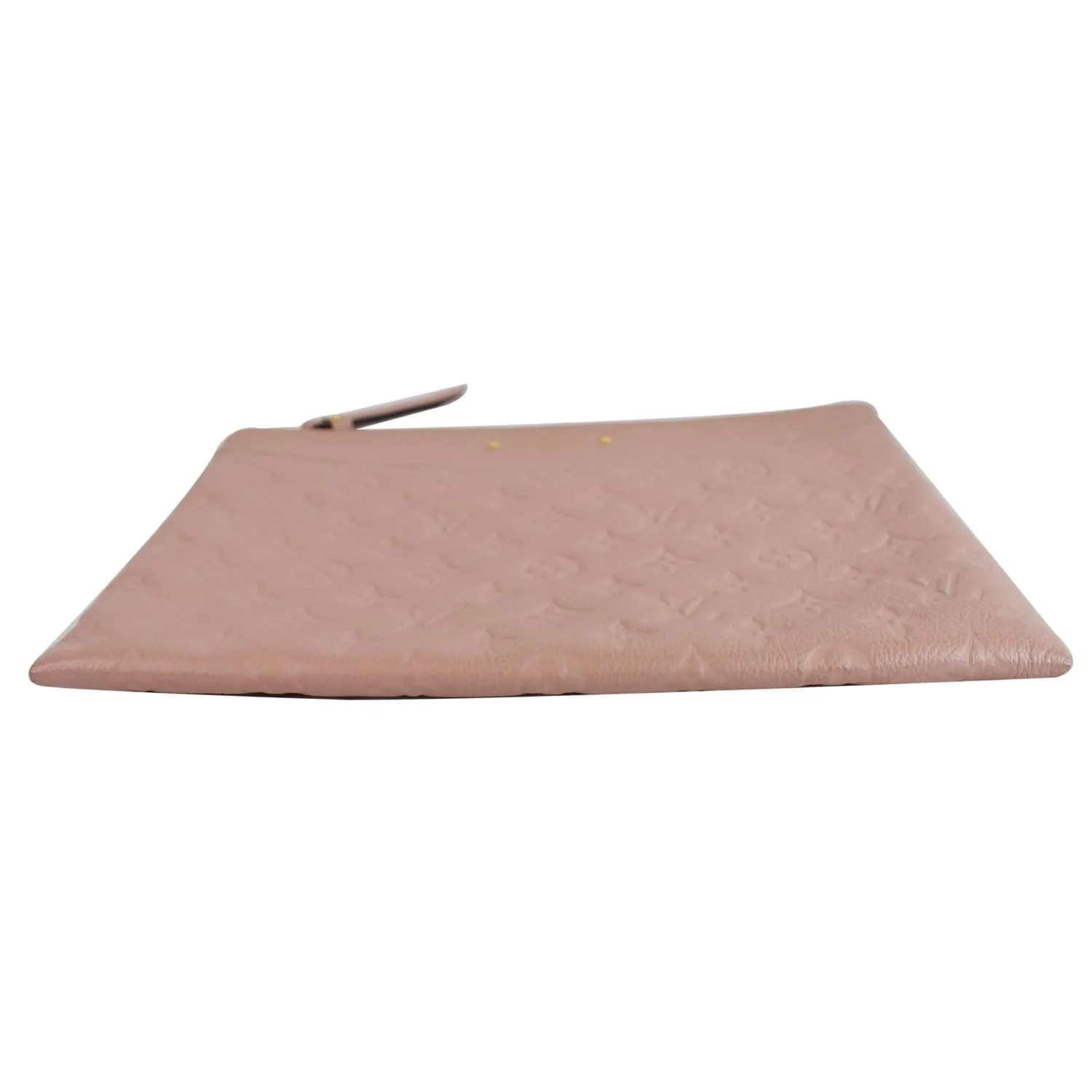 LOUIS VUITTON Daily Pouch Monogram Empreinte Leather Clutch Rose Poudre - 20% OFF