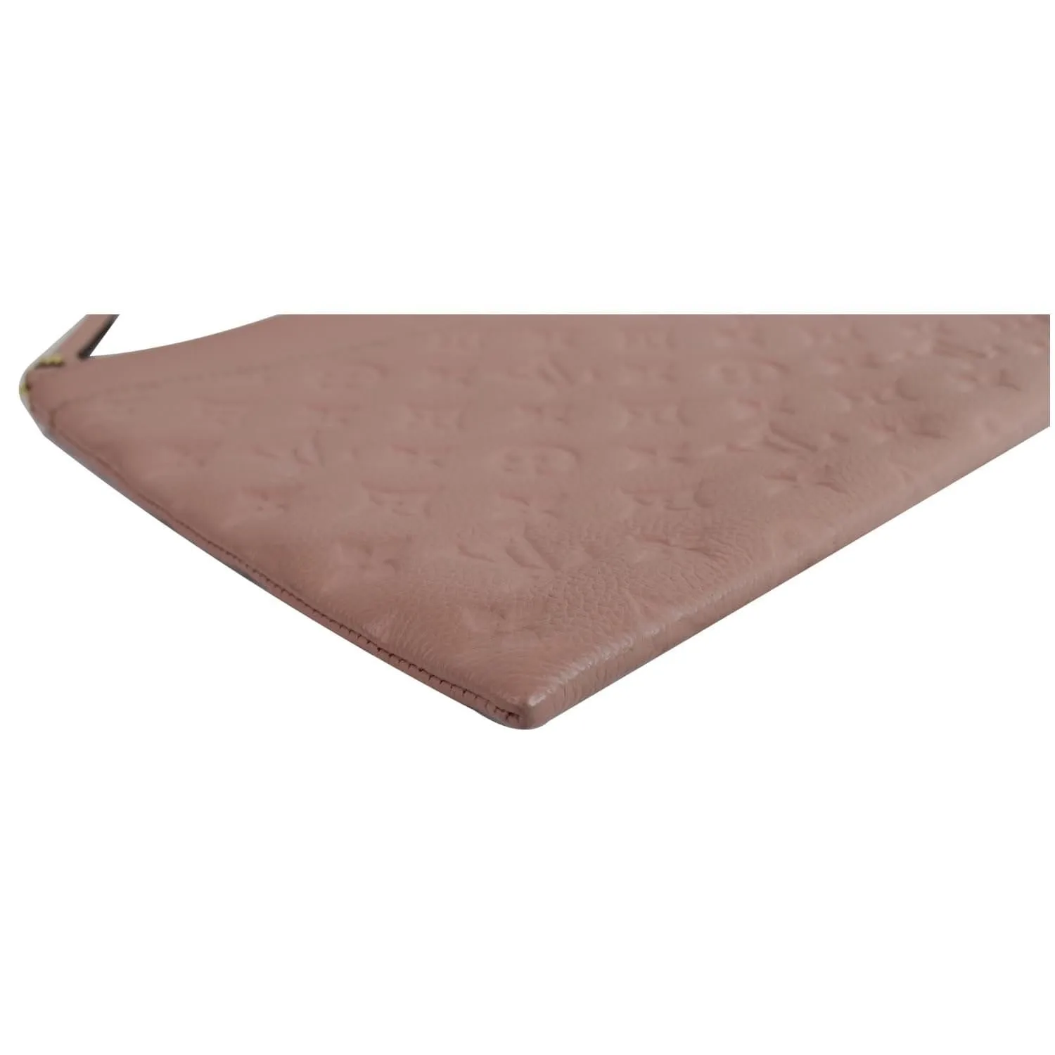 LOUIS VUITTON Daily Pouch Monogram Empreinte Leather Clutch Rose Poudre - 20% OFF