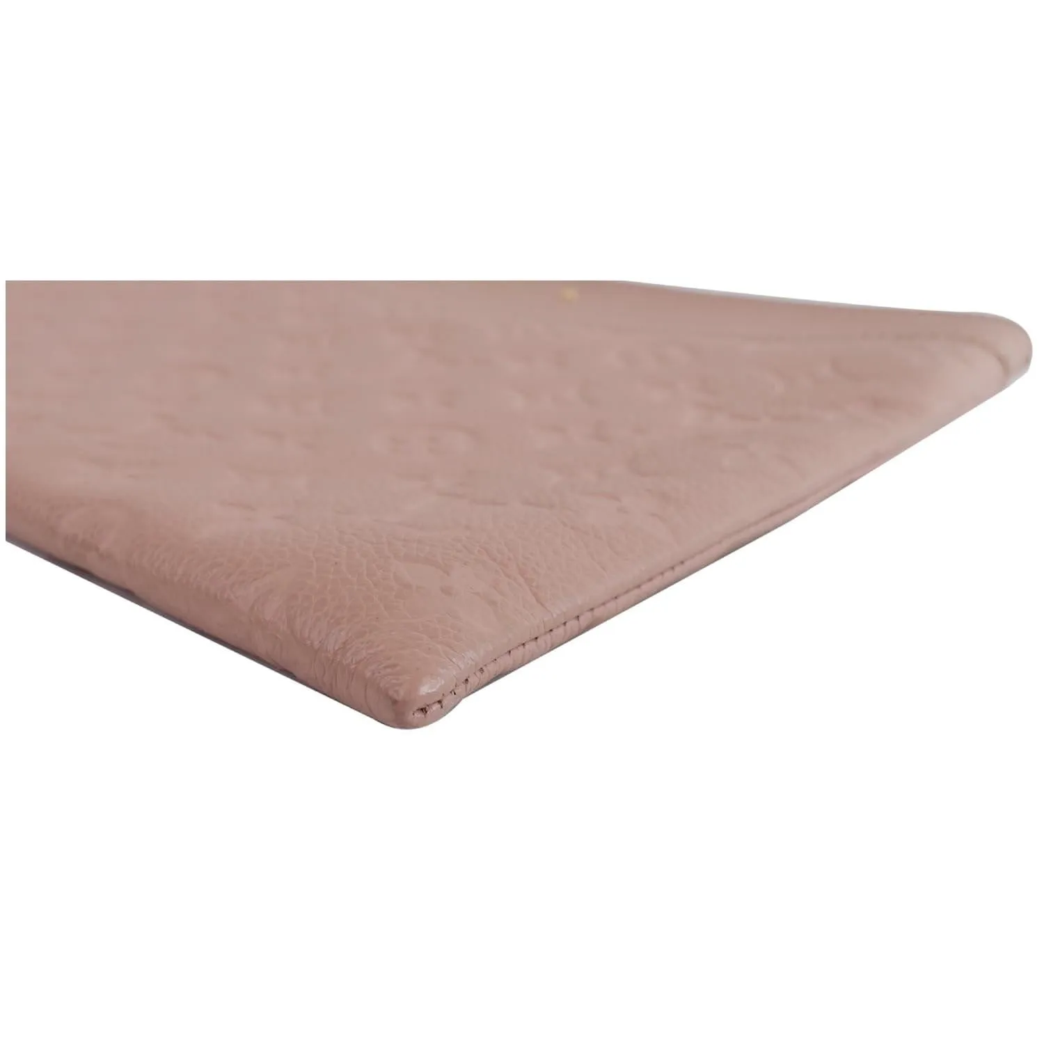 LOUIS VUITTON Daily Pouch Monogram Empreinte Leather Clutch Rose Poudre - 20% OFF