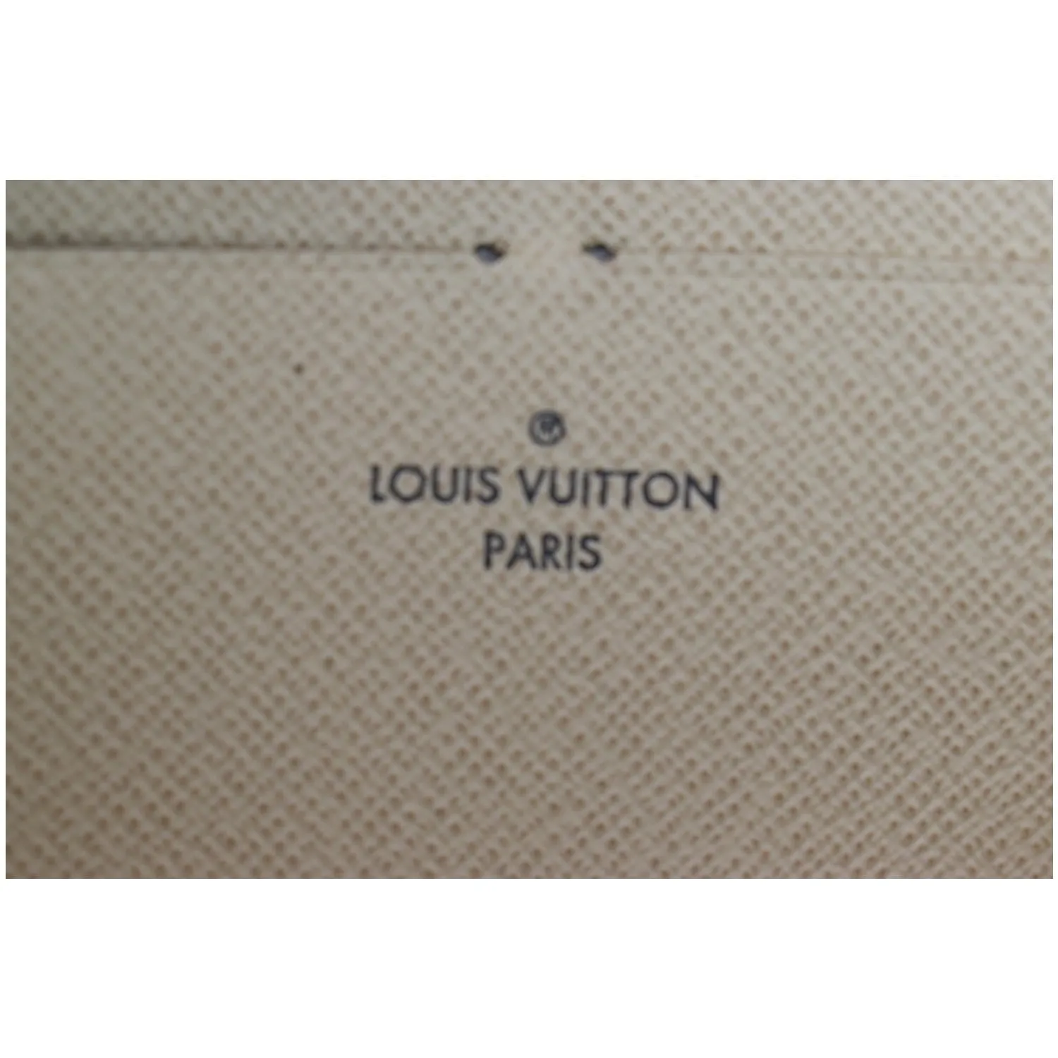 LOUIS VUITTON Damier Azur Clemence Wallet White