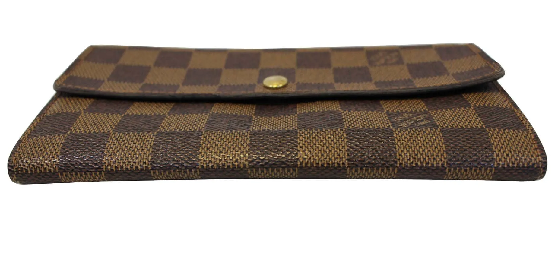 LOUIS VUITTON Damier Ebene Brown Sarah Wallet - Sale
