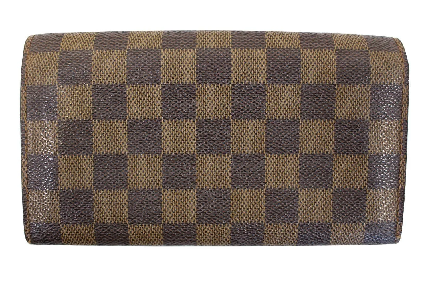 LOUIS VUITTON Damier Ebene Brown Sarah Wallet - Sale