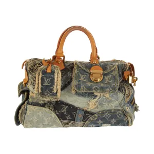 Louis Vuitton Denim Patchwork Speedy 30