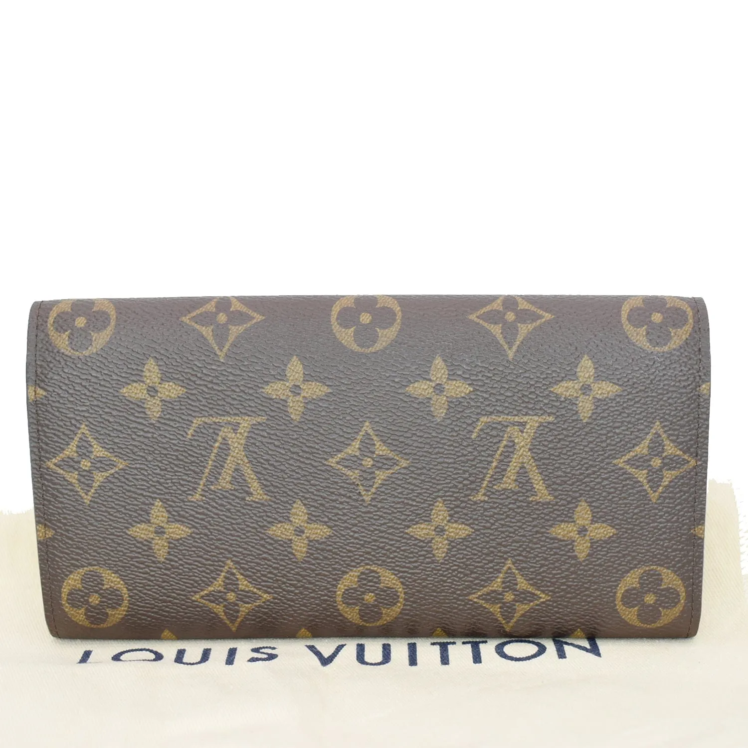 LOUIS VUITTON Emilie Monogram Canvas Wallet Rose Ballerine