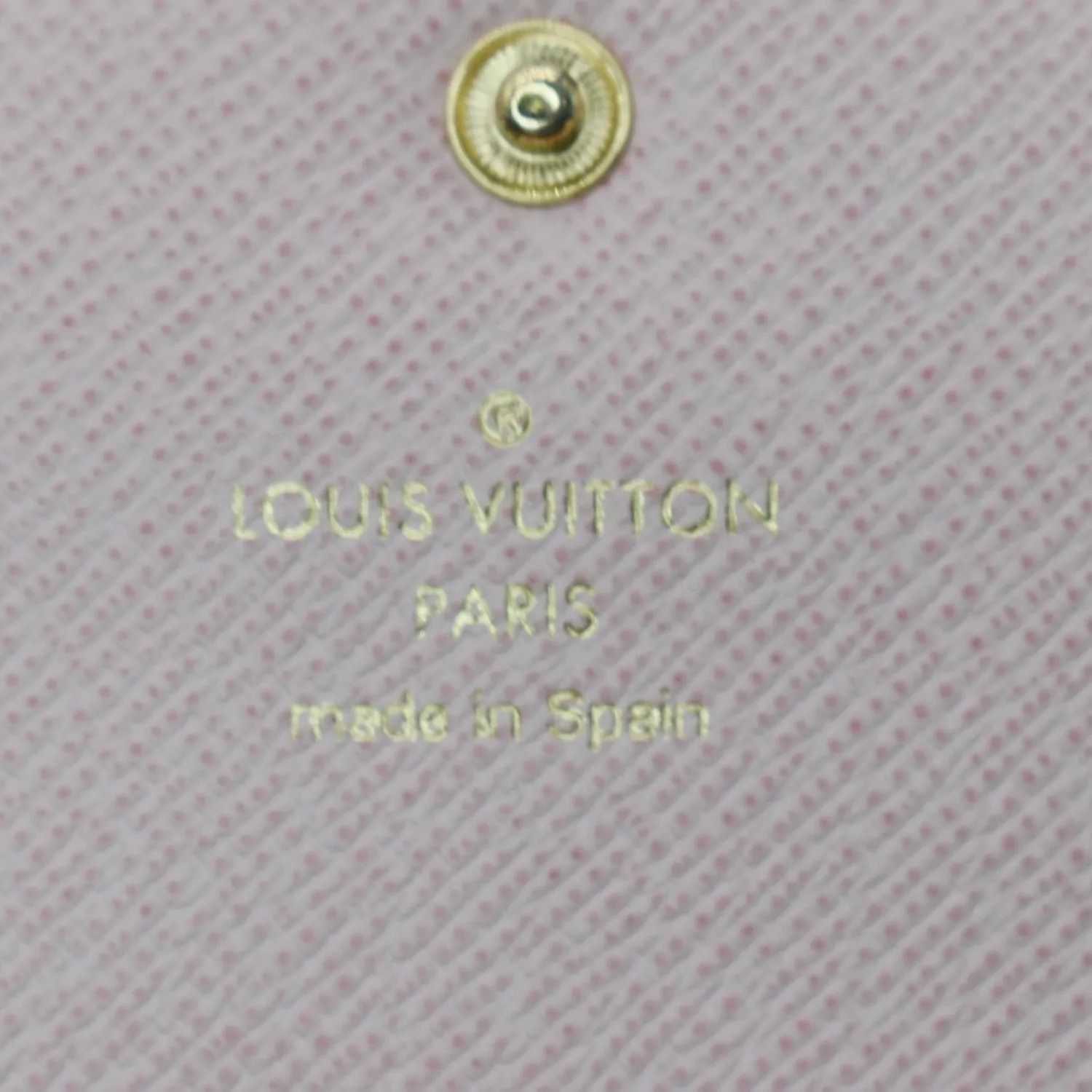 LOUIS VUITTON Emilie Monogram Canvas Wallet Rose Ballerine