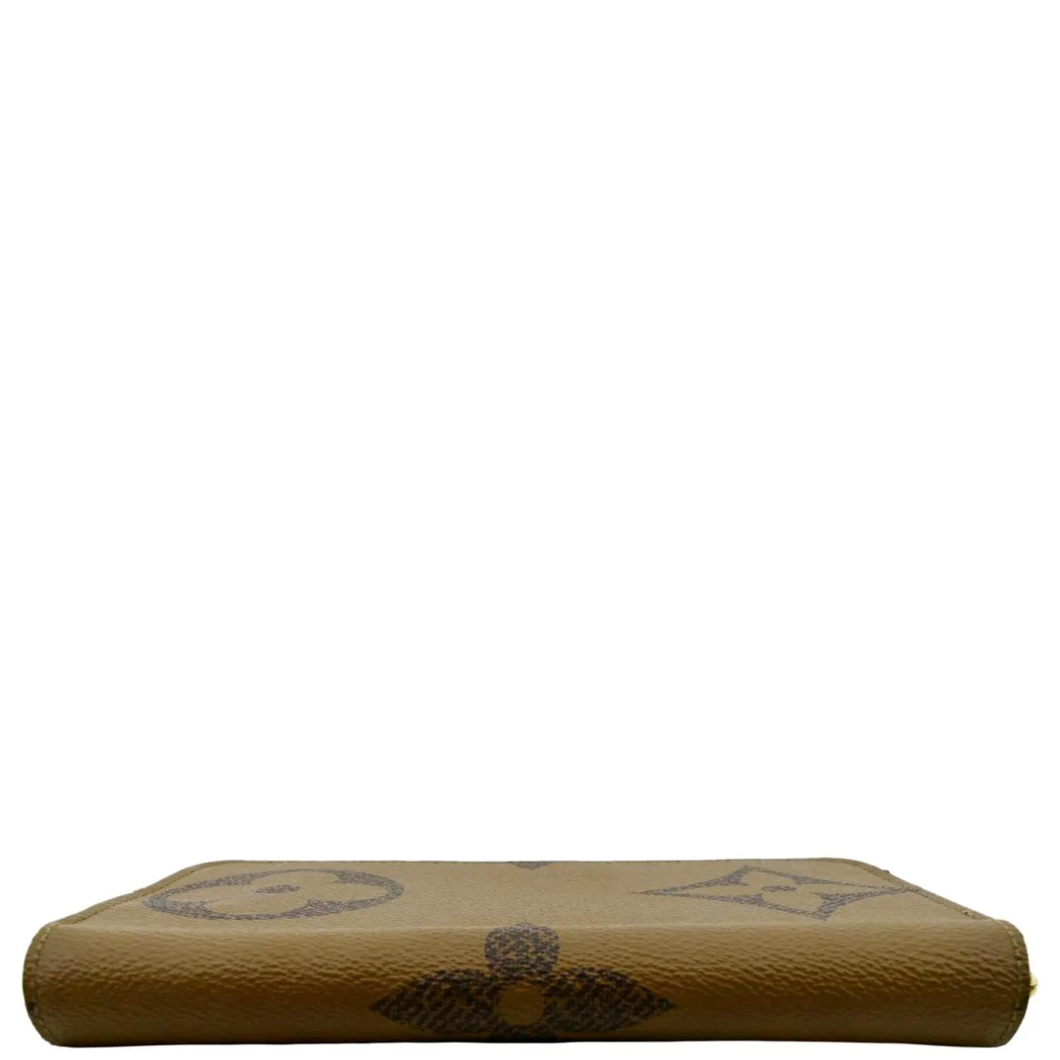 LOUIS VUITTON Giant Monogram Reverse Zippy Wallet Brown