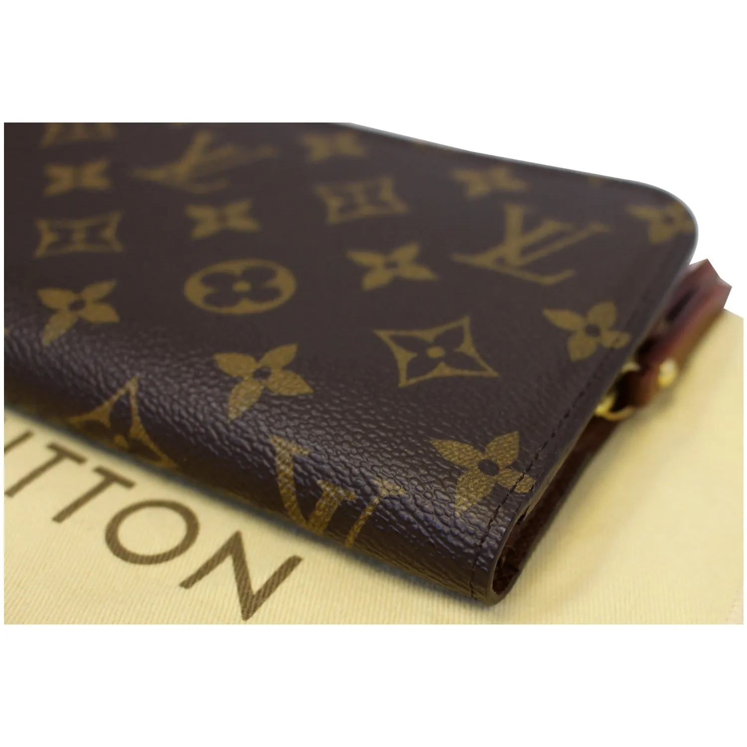 LOUIS VUITTON Insolite Monogram Canvas Wallet Brown