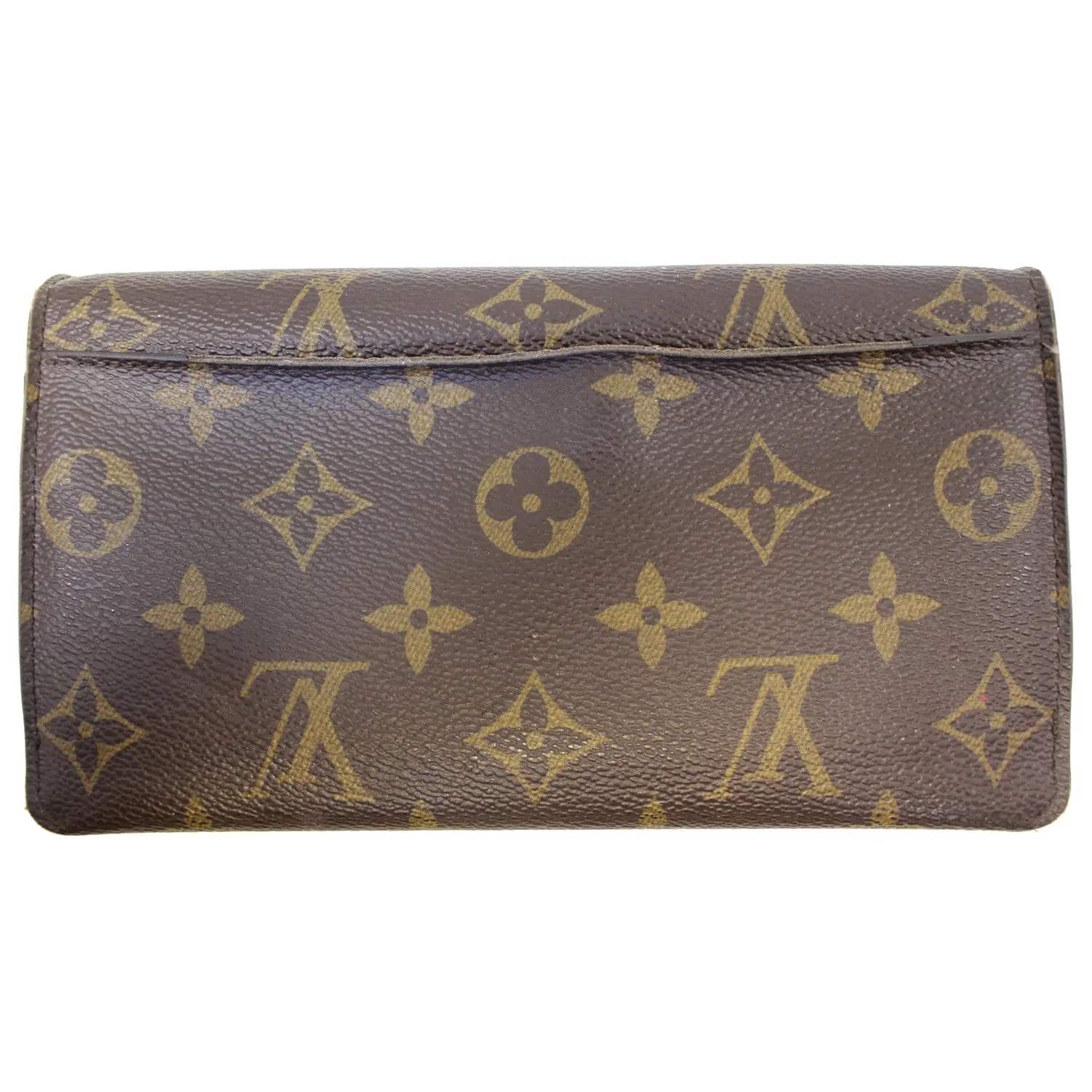 LOUIS VUITTON Jeanne Monogram Canvas Wallet Rose Ballerine
