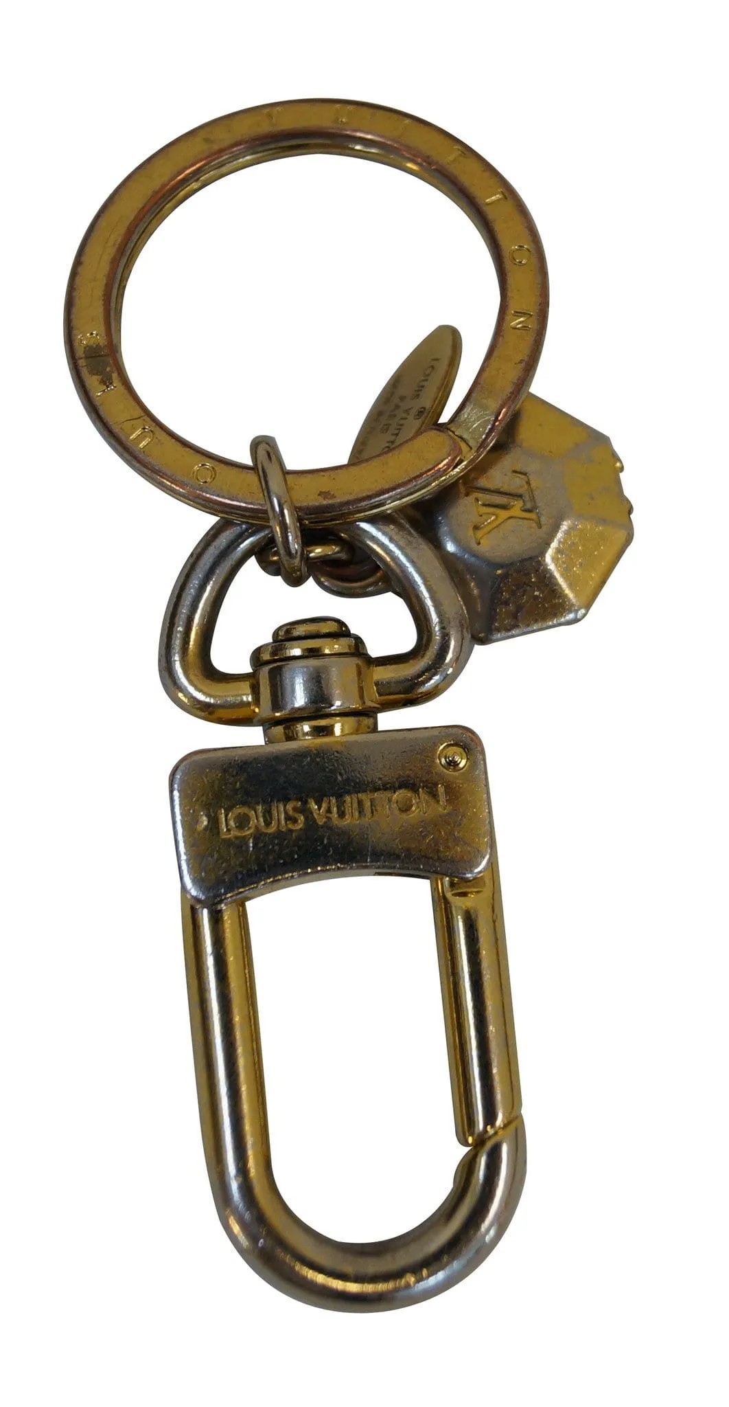 LOUIS VUITTON LV Facettes Key Holder Gold- Final Call