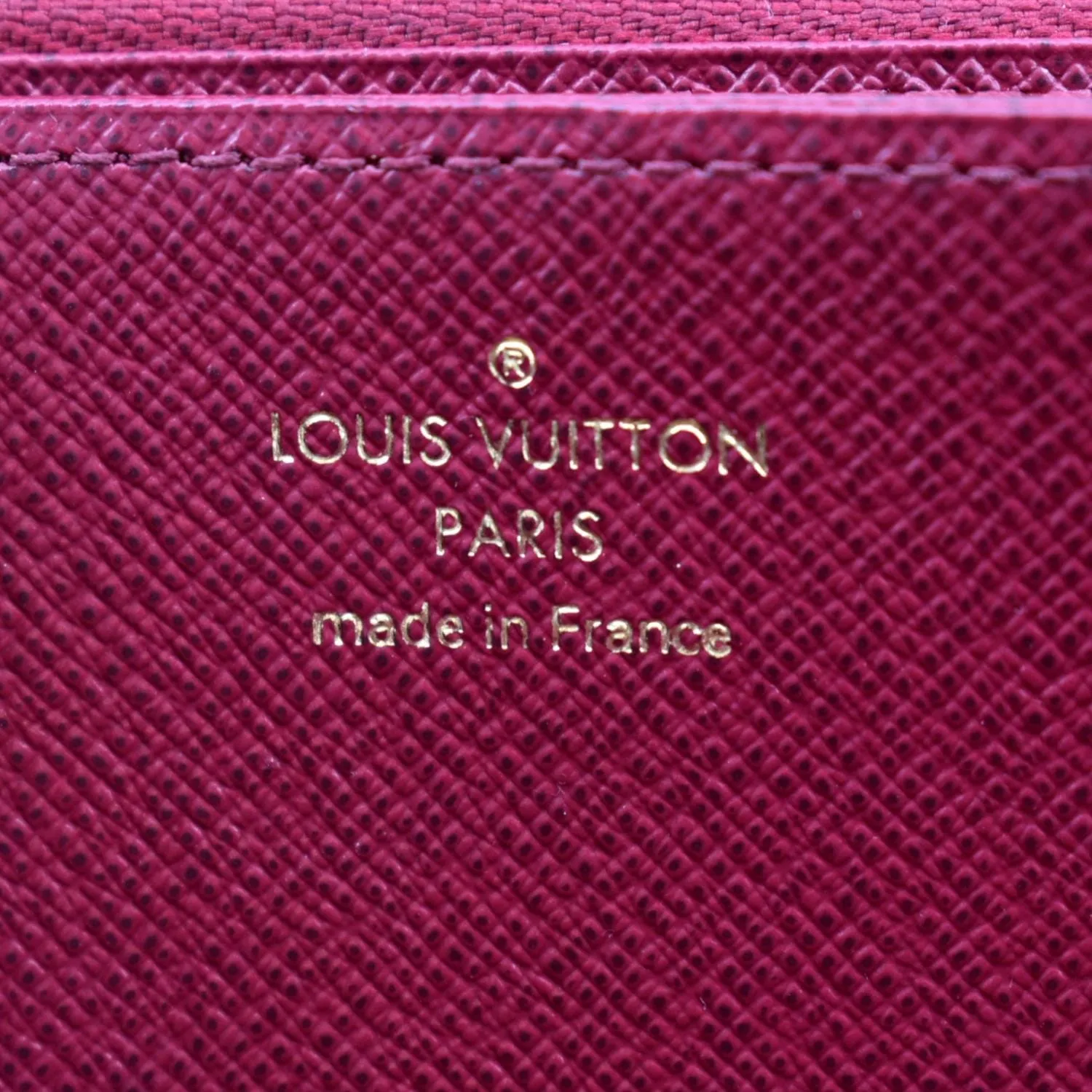 LOUIS VUITTON Monogram Canvas Zippy Wallet Brown