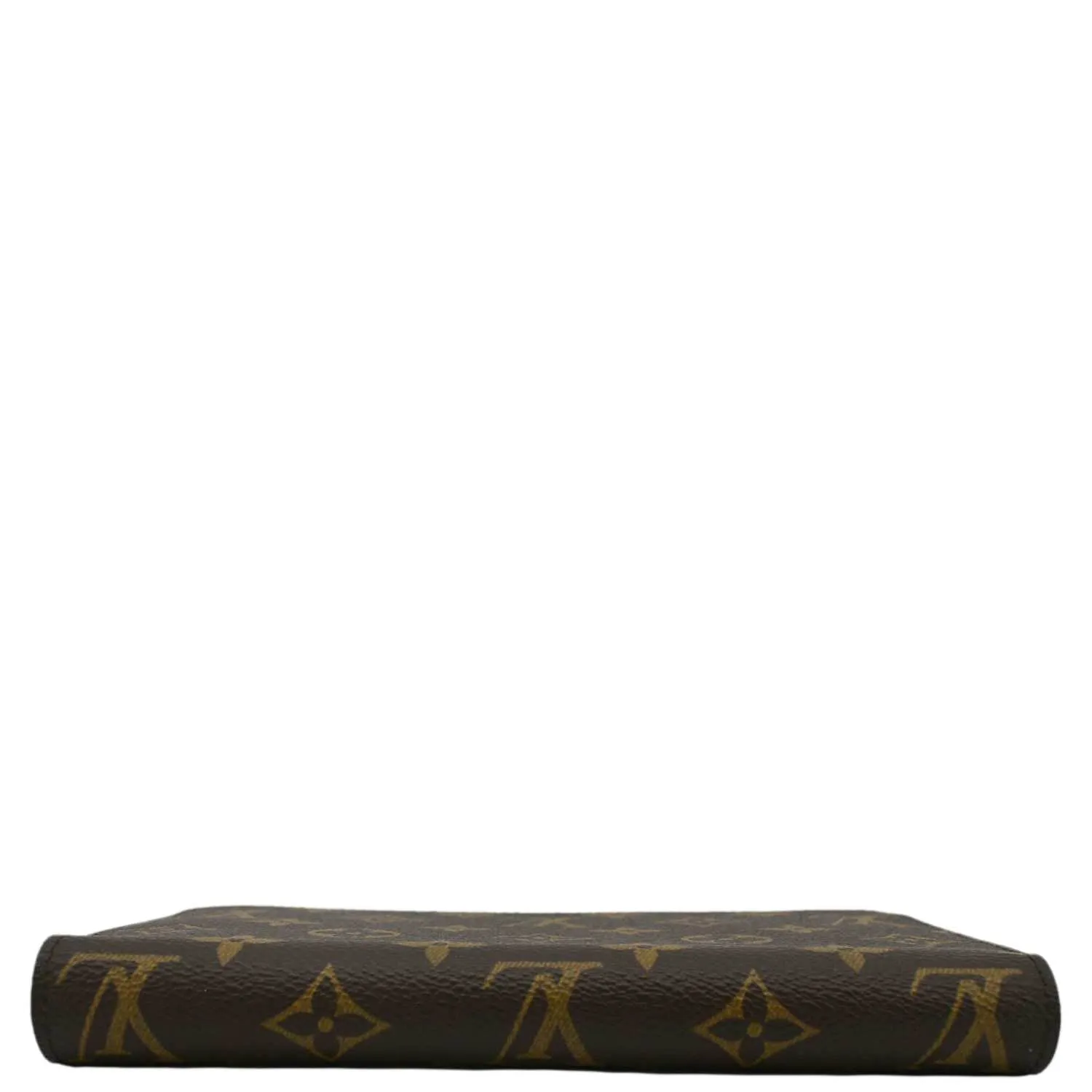 LOUIS VUITTON Monogram Canvas Zippy Wallet Brown