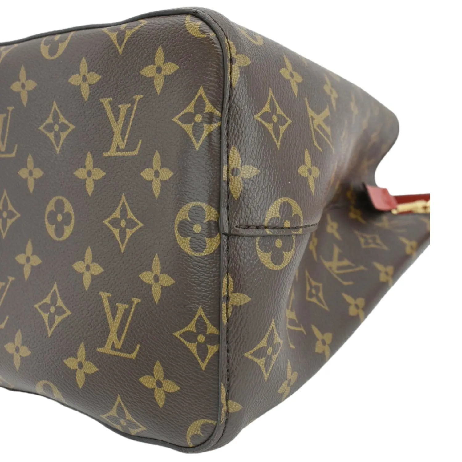 LOUIS VUITTON NeoNoe Monogram Canvas Shoulder Bag Red