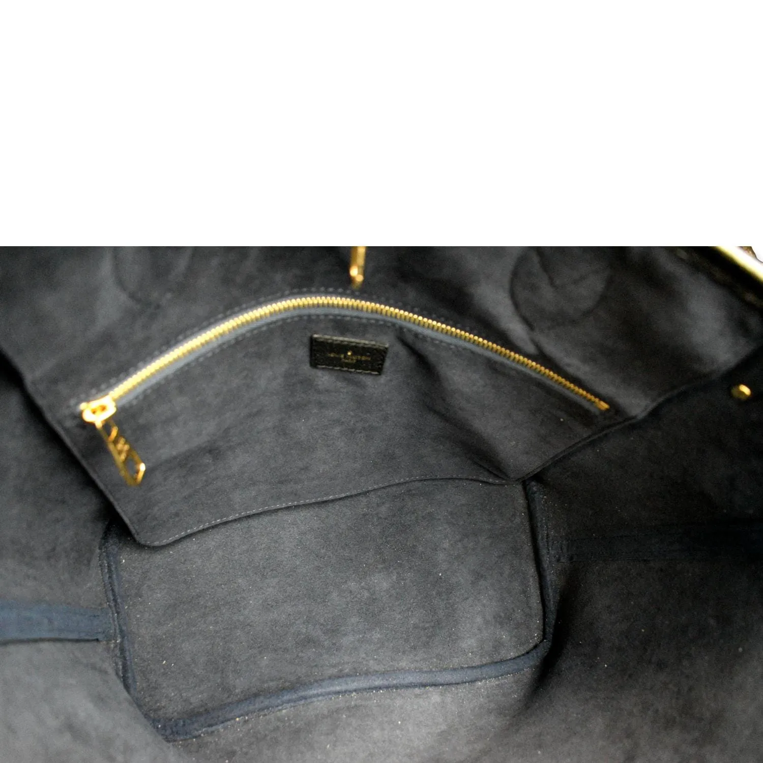 LOUIS VUITTON  Neverfull MM Monogram Empreinte Tote Bag Black