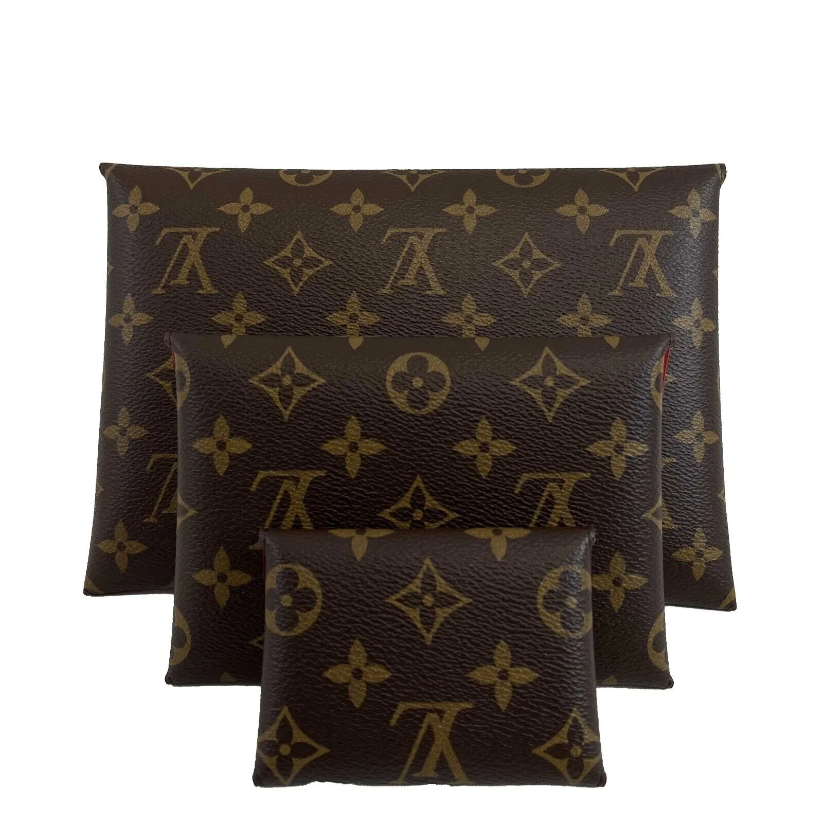 Louis Vuitton NEW Kirigami Monogram Canvas Clutch Pochette Set